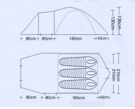 Палатка Campack Tent Breeze Explorer 3