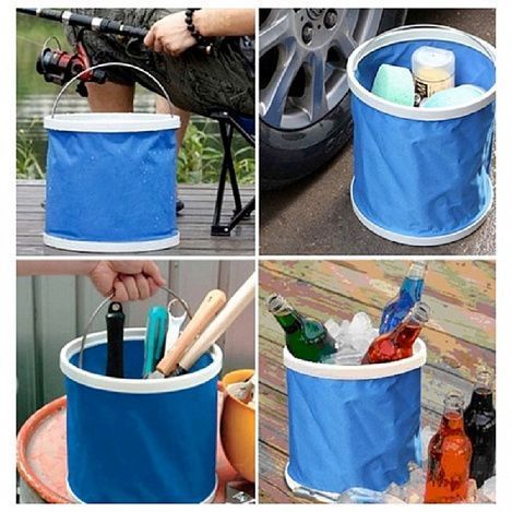 Складное ведро в чехле Flexible Water Pail