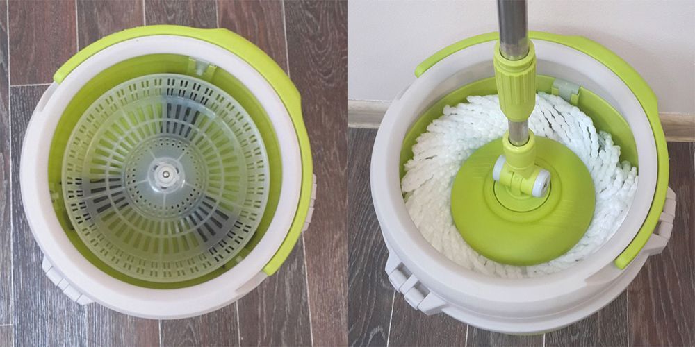 Швабра с отжимом Joyclean Spin Mop Compact Mix
