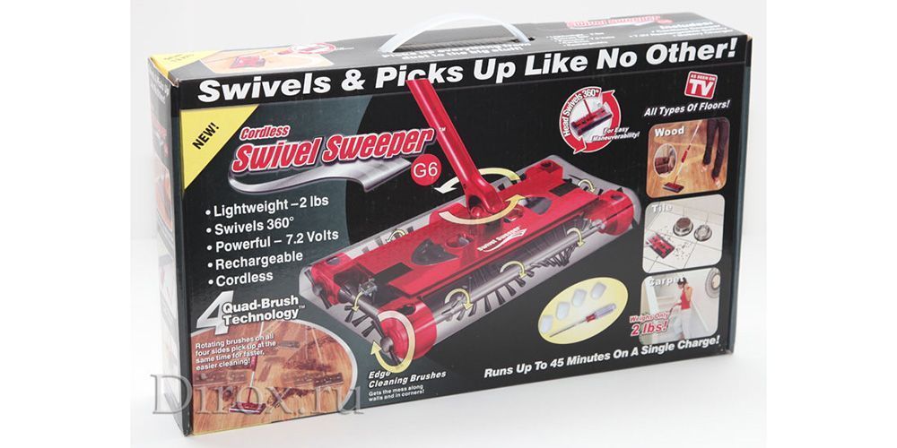 Электровеник Swivel Sweeper G6 Электровеник Swivel Sweeper G6