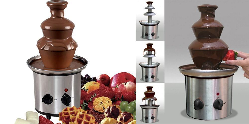 Шоколадный фонтан фондю Chocolate Fondue Fountain