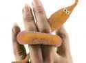 Волшебный Червячок Magic Worm (Червячок Мейзи) оранжевый