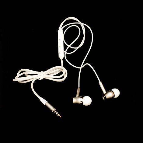 Светящиеся в темноте наушники Earphone EV-40 белые