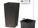 Кашпо для цветов Rato Square DRTS325-440UU (21/49 л) 2 предмета