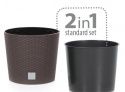 Кашпо для цветов Rato Round DRTUS400L-440U (35/37,65 л) 2 предмета