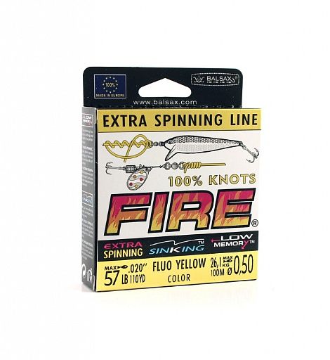 Леска Balsax Fire Box 100м 0,5 (26,1кг)