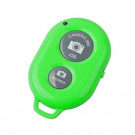 Пульт Bluetooth кнопка для селфи, зеленый