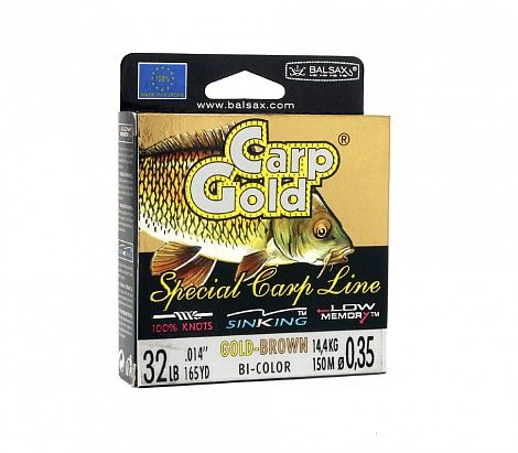 Леска Balsax Gold Carp Box 150м 0,35 (14,4кг)