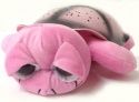 Ночник проектор звездного неба Музыкальная черепаха Music Turtle Pink розовая