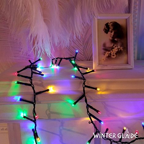 Светодиодная гирлянда (мультиколор) Winter Glade CM700 для улицы и дома 1400 см