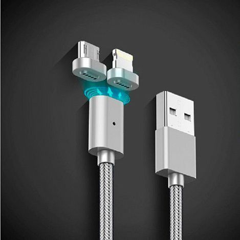 Оригинальный магнитный USB-кабель для телефона (iPhone, Android)