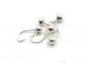 Мормышка Яман шар с отв., цвет Silver Plated, d 6 (5 шт.) Я-МР125