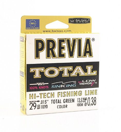 Леска Balsax Previa Total Box 100м 0,38 (13,5кг)