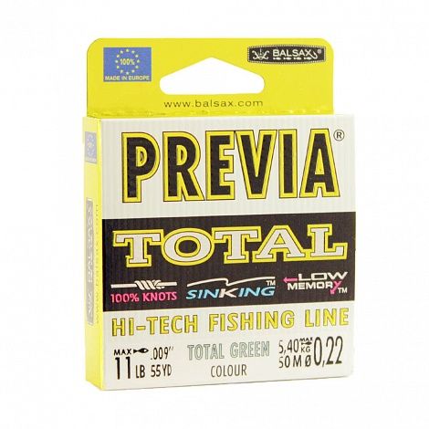 Леска Balsax Previa Total Box 50м 0,22 (5,4кг)