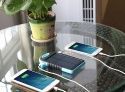 Power Bank на солнечных батареях Solar Charger 5000 mAh розовый