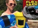 Сверхсильная клейкая лента скотч Flex Tape (10*152 см) черная