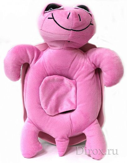 Ночник проектор звездного неба Музыкальная черепаха Music Turtle Pink розовая
