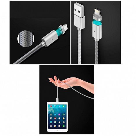 Оригинальный магнитный USB-кабель для телефона (iPhone, Android)