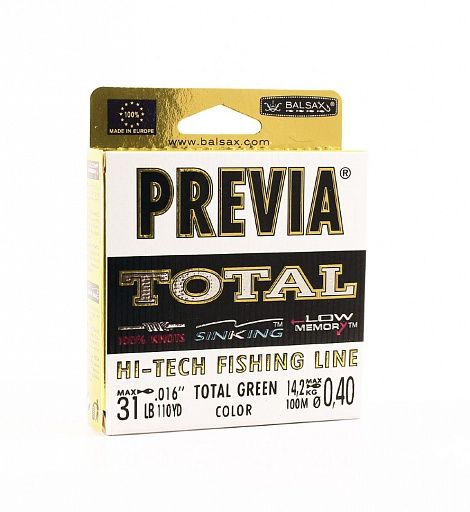 Леска Balsax Previa Total Box 100м 0,4 (14,2кг)