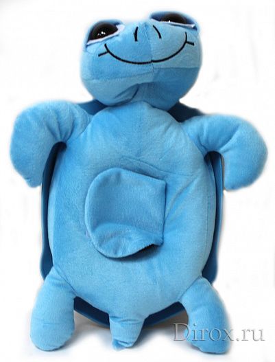 Ночник проектор звездного неба Музыкальная черепаха Music Turtle Blue голубая