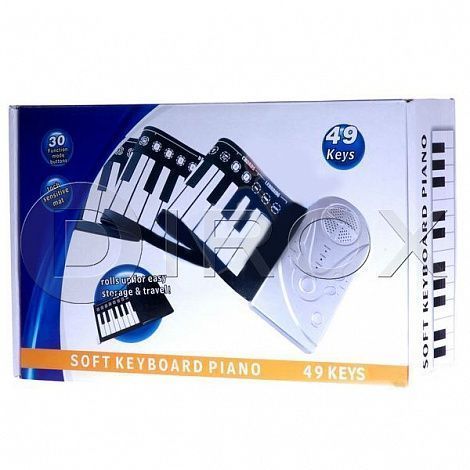 Пианино гибкое Soft Keyboard Piano 49 клавиш