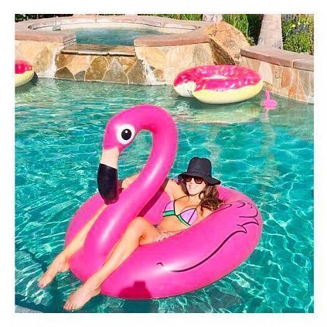 Надувной круг "Фламинго" (диаметр 120 см)