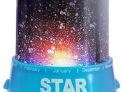Ночник проектор звездного неба Star Master (синий с адаптером)