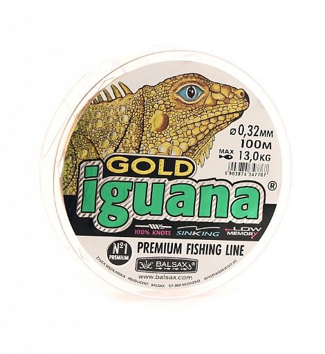 Леска Balsax Iguana Gold Box 100м 0,32 (13,0кг)