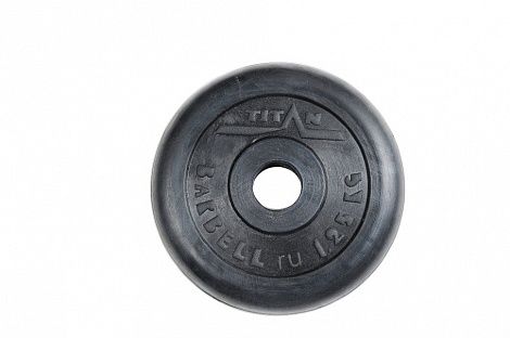 Блин для штанги обрезиненный Titan d-26 1,25 кг