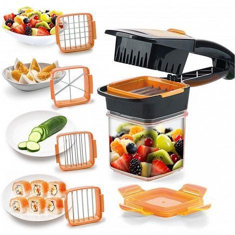 Овощерезка с контейнером Nicer Dicer Quick