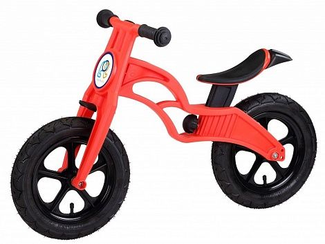 Беговел POPBIKE Flash с надувными колесами Red