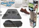 Супер впитывающий придверный коврик Ни следа Clean Step Mat  ( Серый)