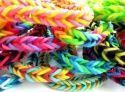 Набор резиночек для плетения браслетов Loom Bands (с крючком, 200 шт) зеленый