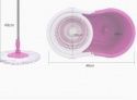 Универсальная швабра с  отжимом Спин энд Гоу 2 (Spin and Go 2) цвет розовый