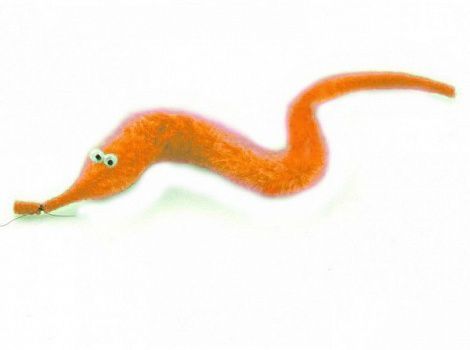 Волшебный Червячок Magic Worm (Червячок Мейзи) оранжевый