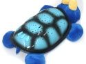 Ночник проектор звездного неба Музыкальная черепаха (USB - Snail Turtle) синяя