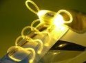 Светящиеся шнурки LED Luminous shoelace, желтые