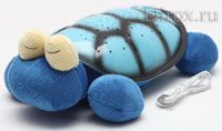 Купить проектор звездного неба Музыкальная черепаха (USB - Snail Turtle) синяя